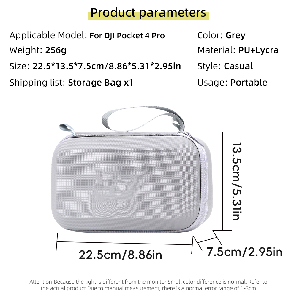 กระเป๋าใส่แบบ PU สำหรับ DJI Os - Drone Camera Case บทวิจารณ์และราคา