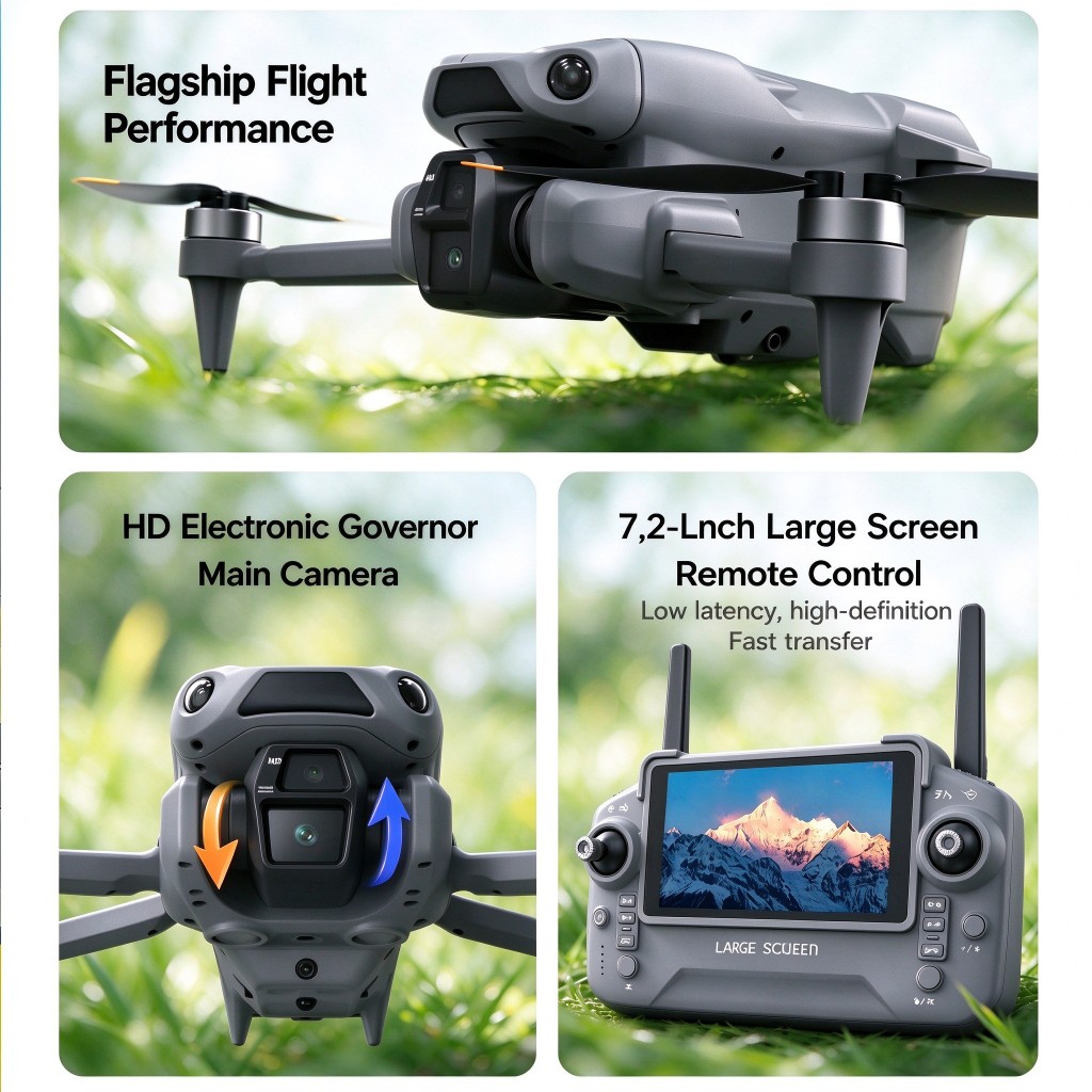 โดรนรุ่นใหม่ LF682 MAX GPS พร้ - Drone Camera Professional บทวิจารณ์และราคา